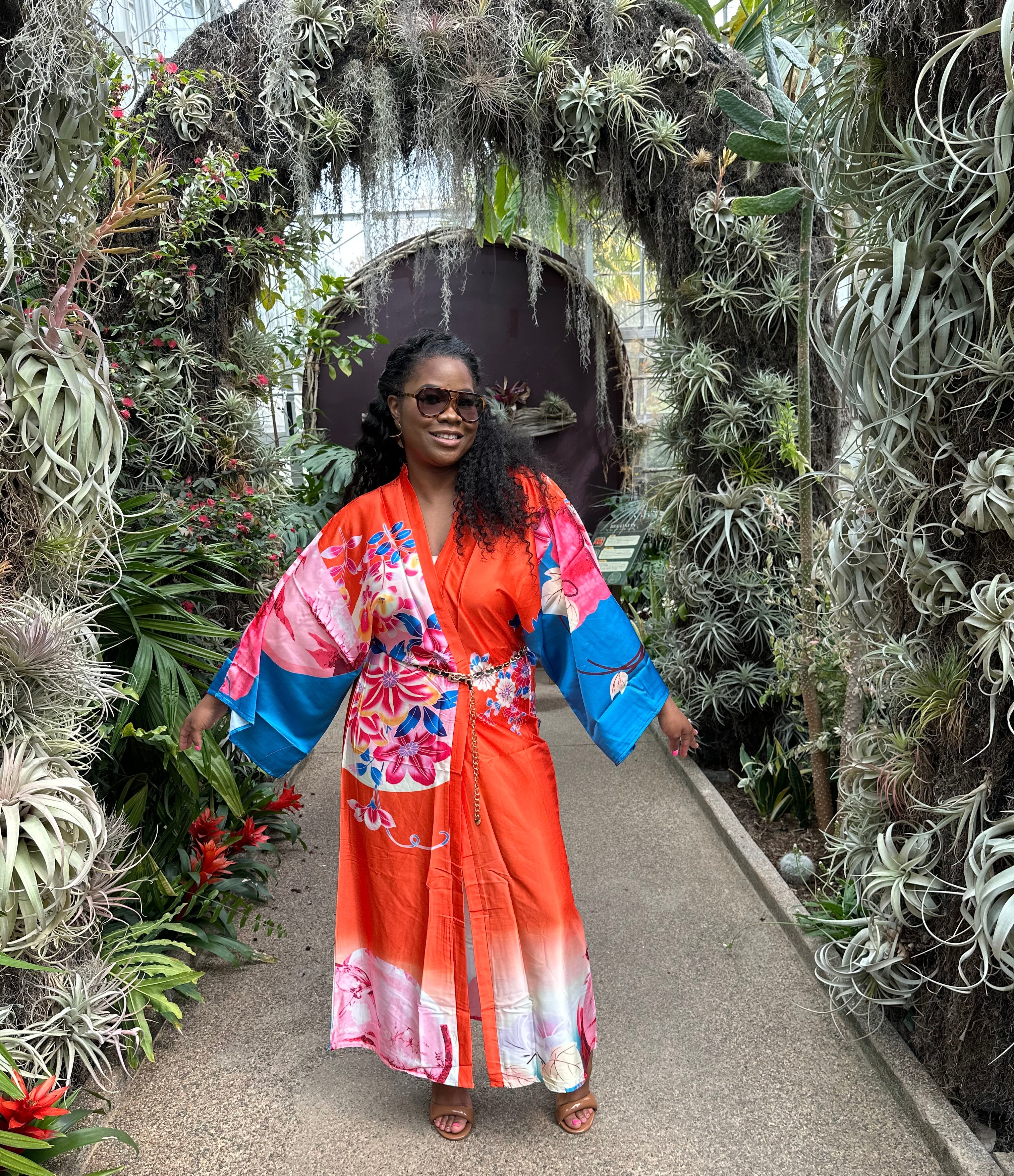 Bright Floral Kimono | One Size