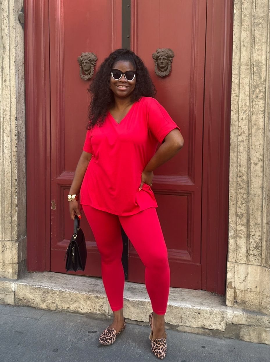 Ruby Red Matching Set | Small - 3X