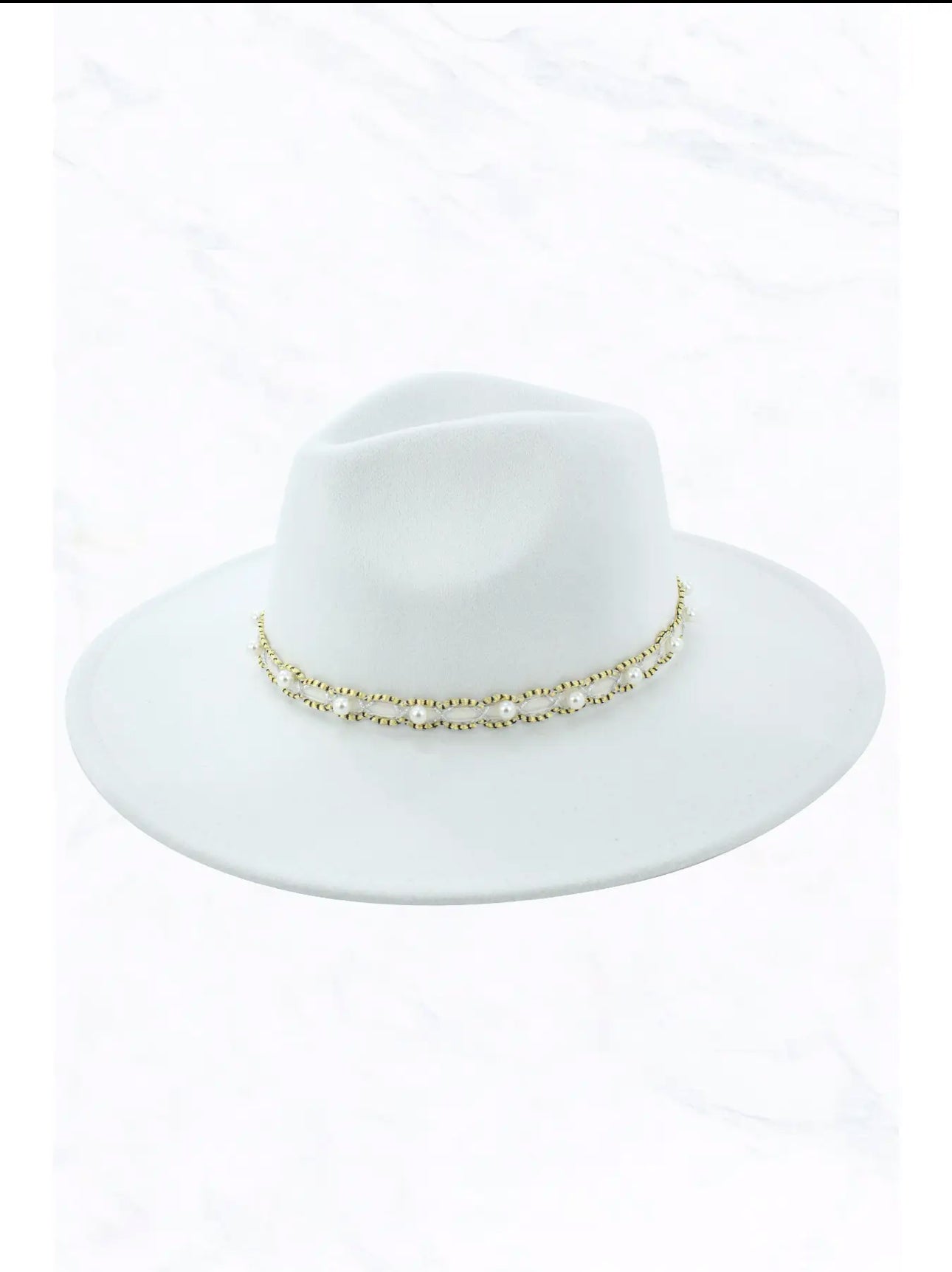 Pearl Belt Hat Accessory
