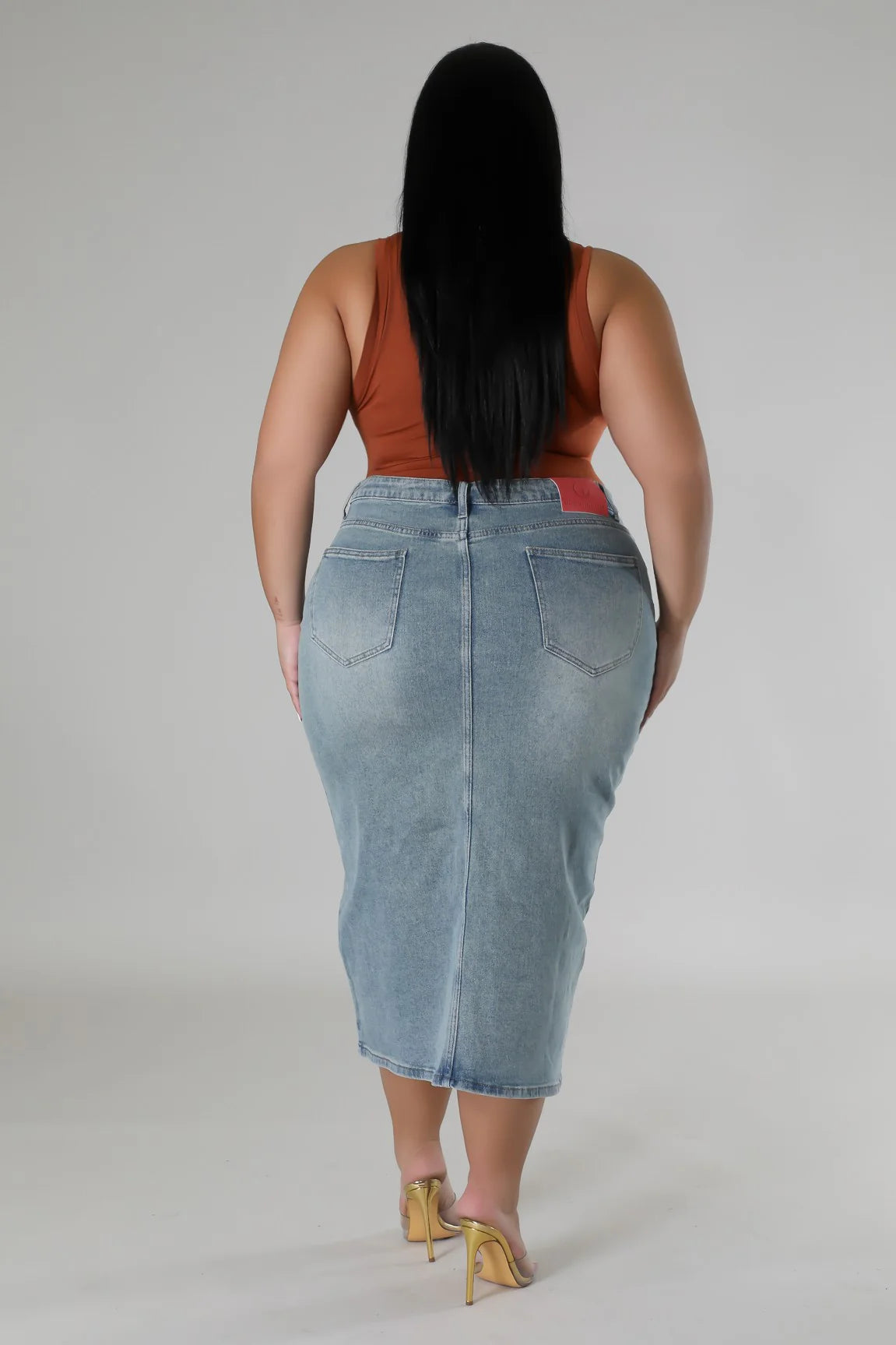 Denim Remix Skirt