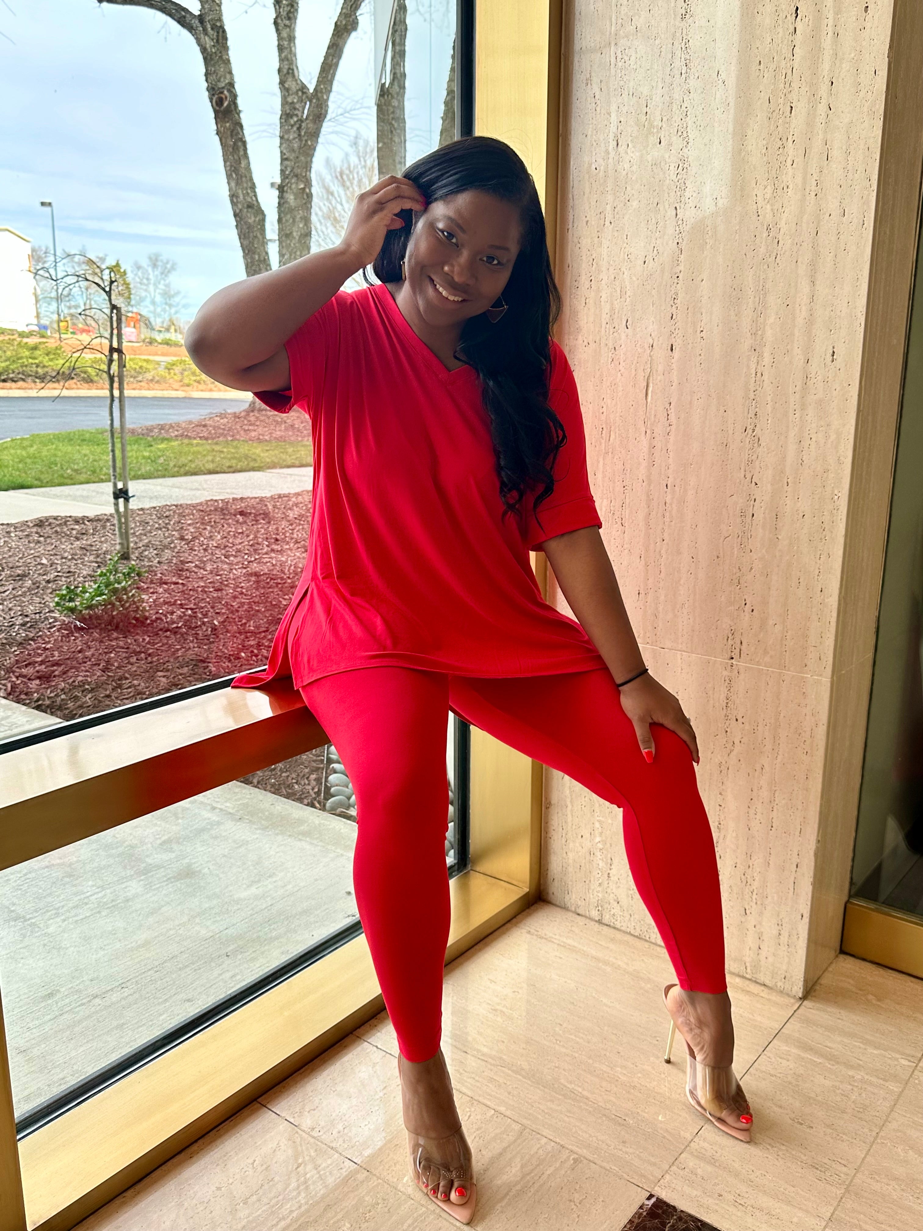 Ruby Red Matching Set | Small - 3X