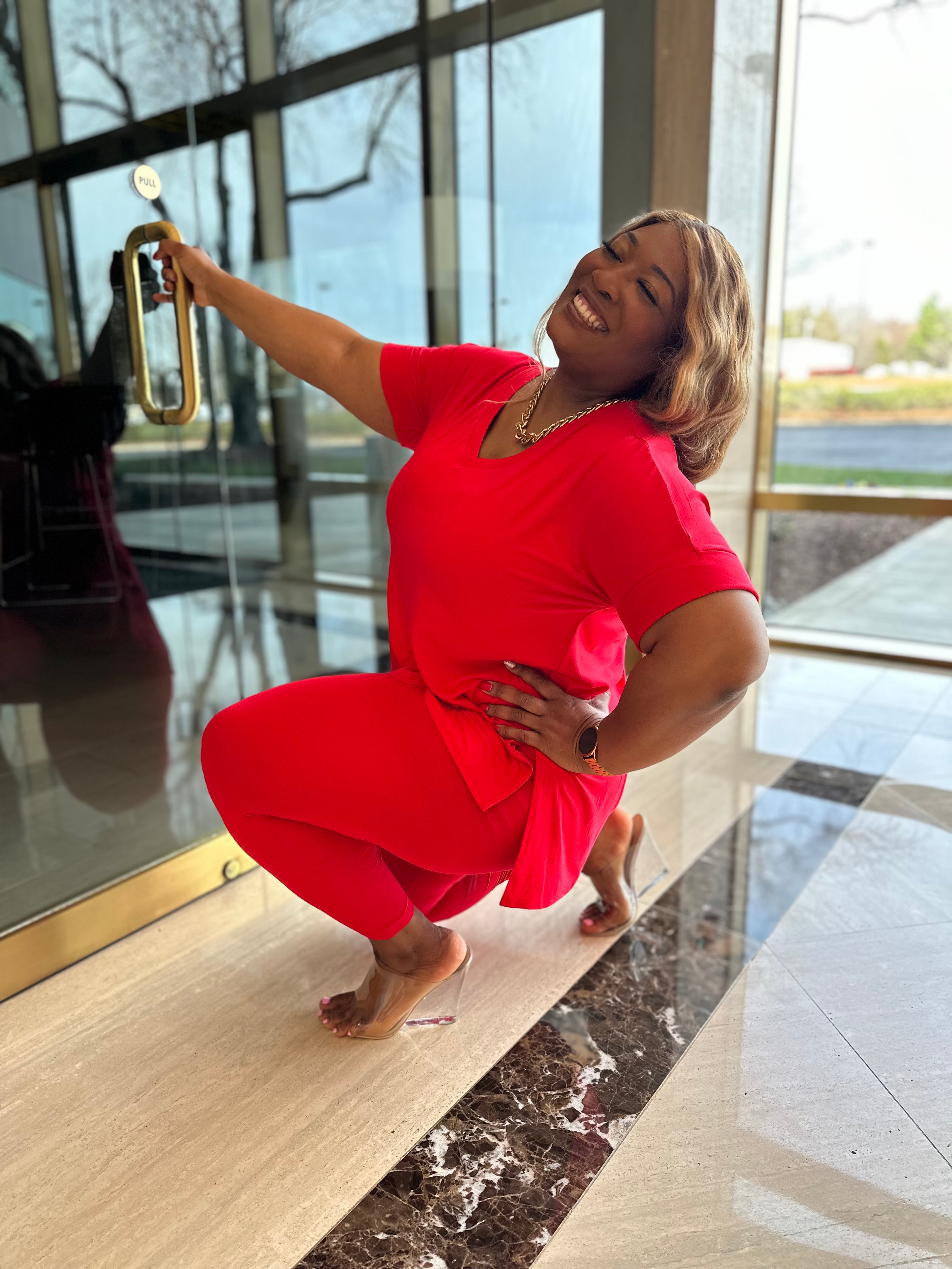 Ruby Red Matching Set | Small - 3X