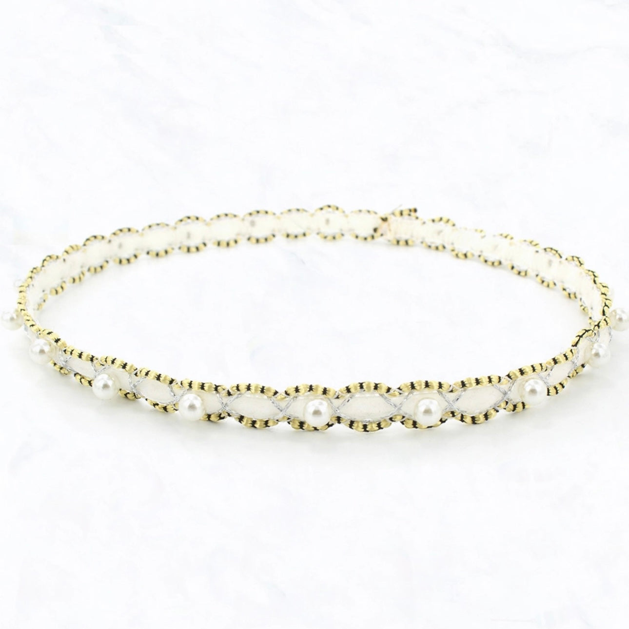 Pearl Belt Hat Accessory