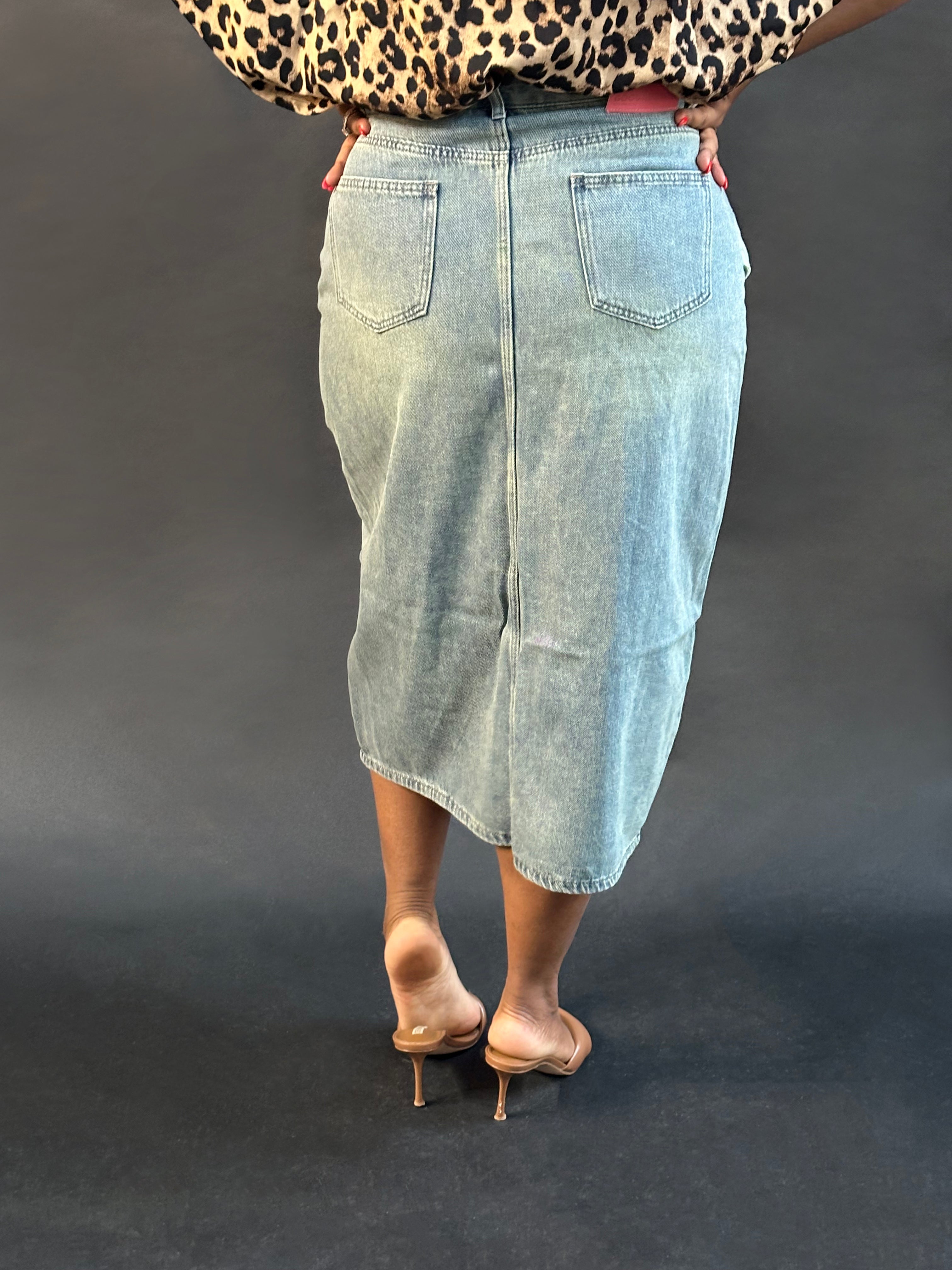 Denim Remix Skirt