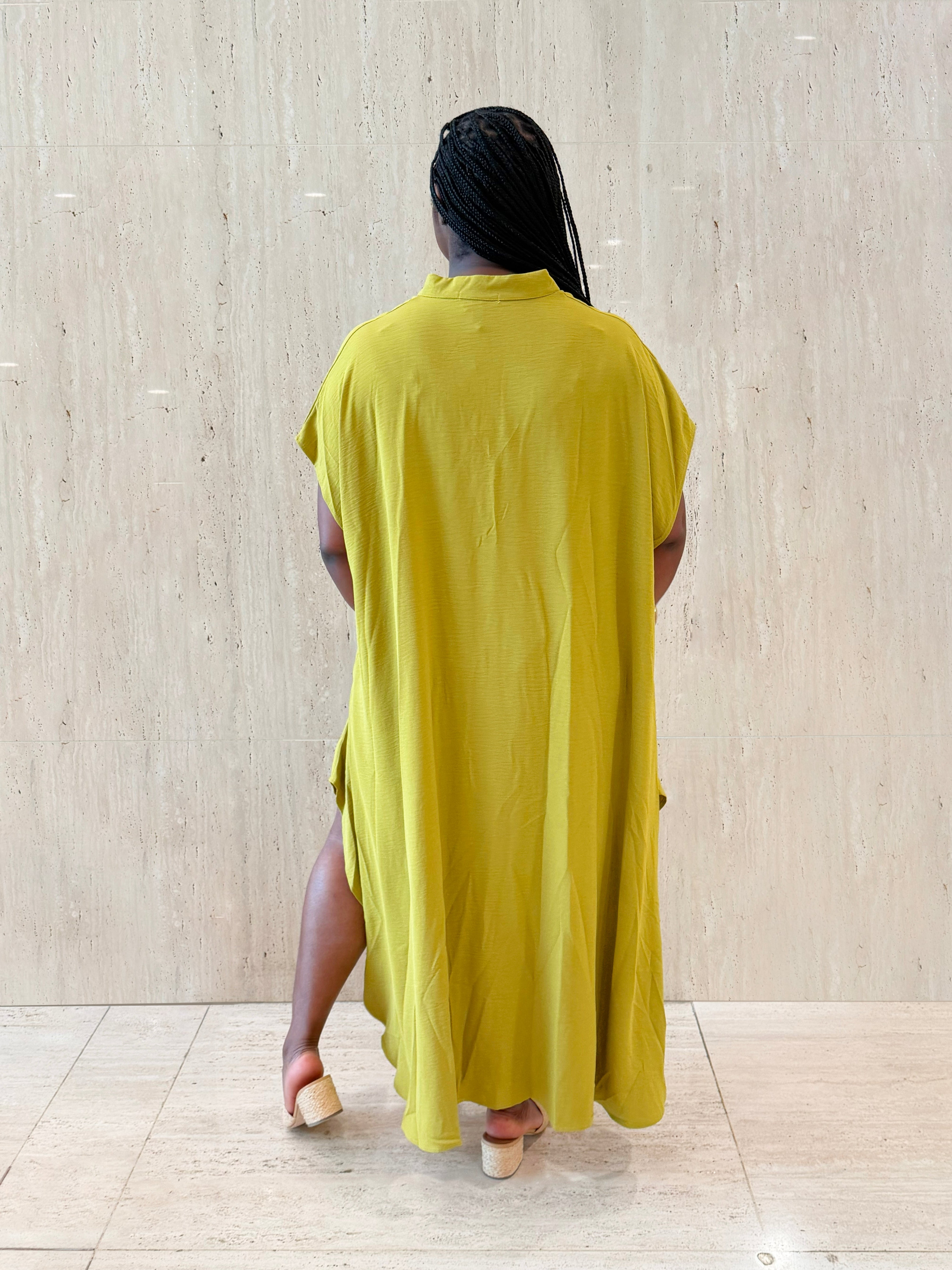 Chartreuse Maxi Dress