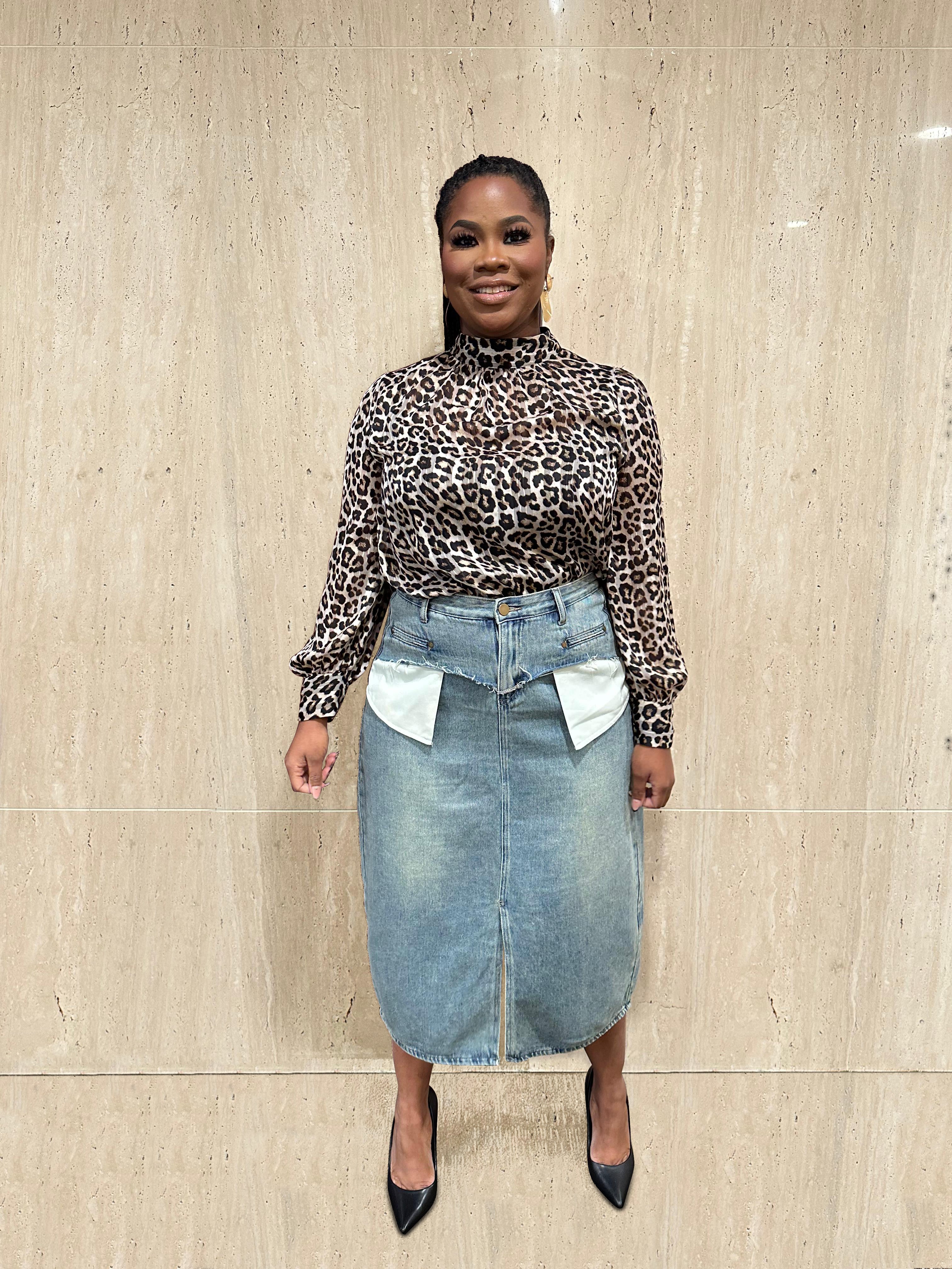 Denim Remix Skirt