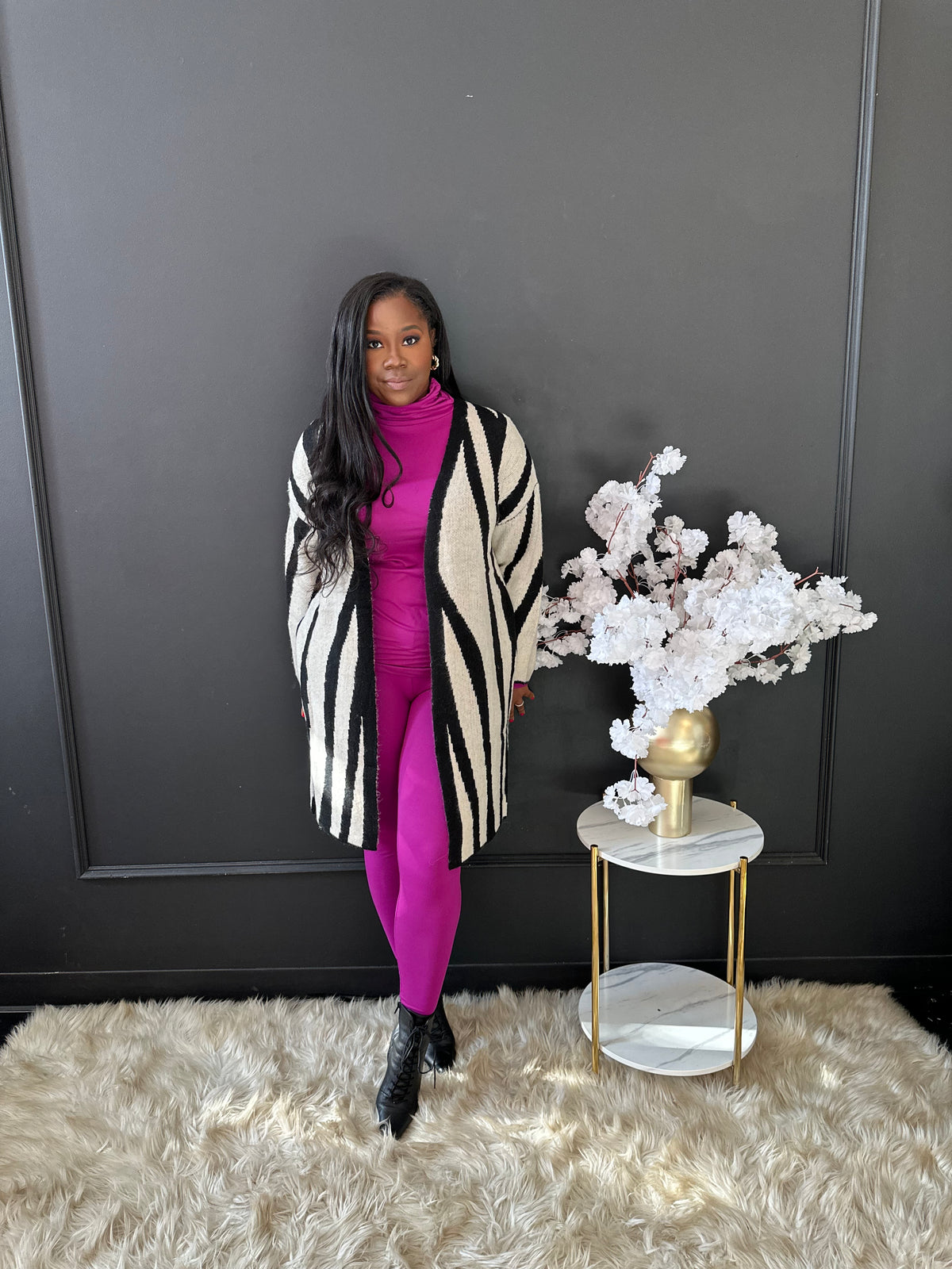 LIGHT PLUM Long Sleeve Matching Set | Small-3X