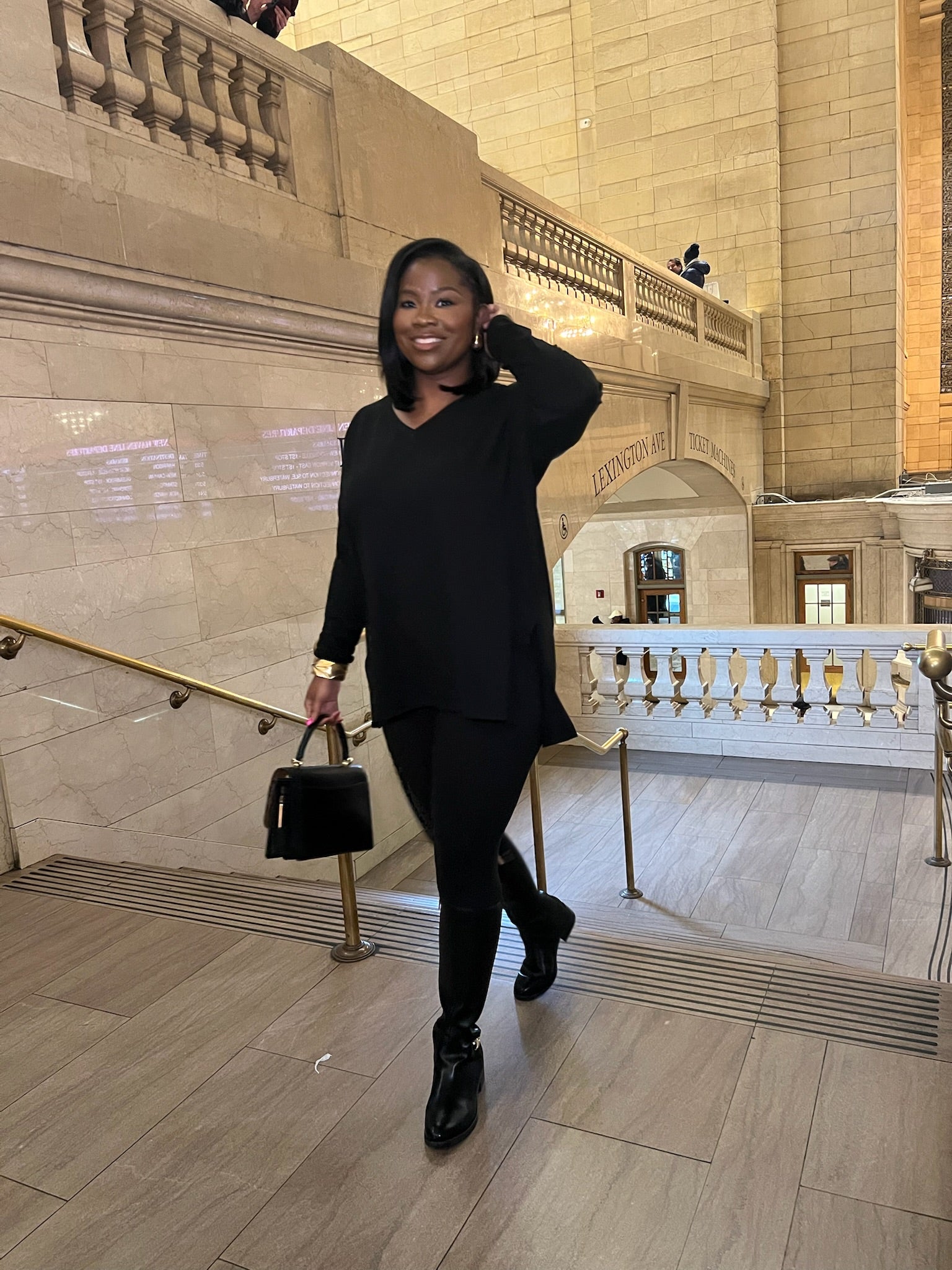 BLACK Relaxed Fit Matching Set | Small-3X