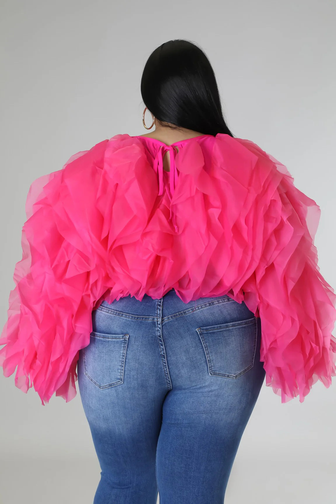 Fuchsia Kimber Blouse | Small - 3X