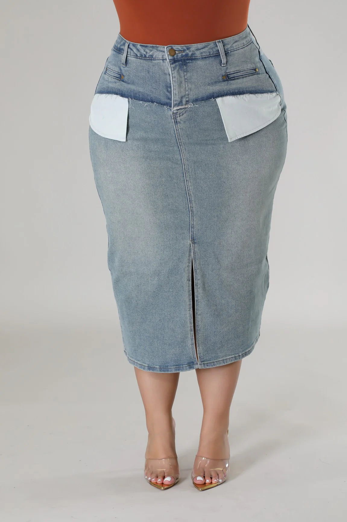 Denim Remix Skirt