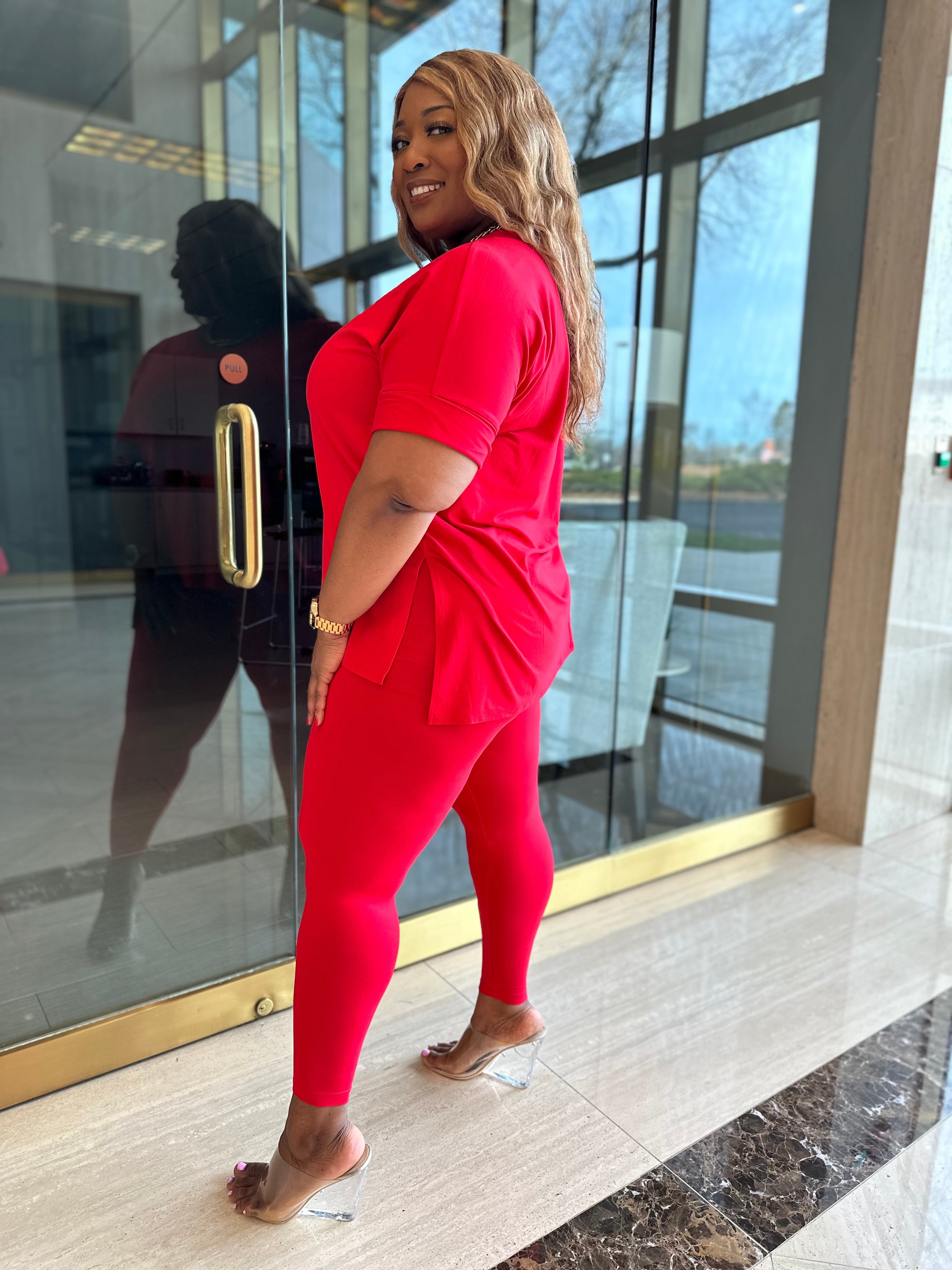 Ruby Red Matching Set | Small - 3X