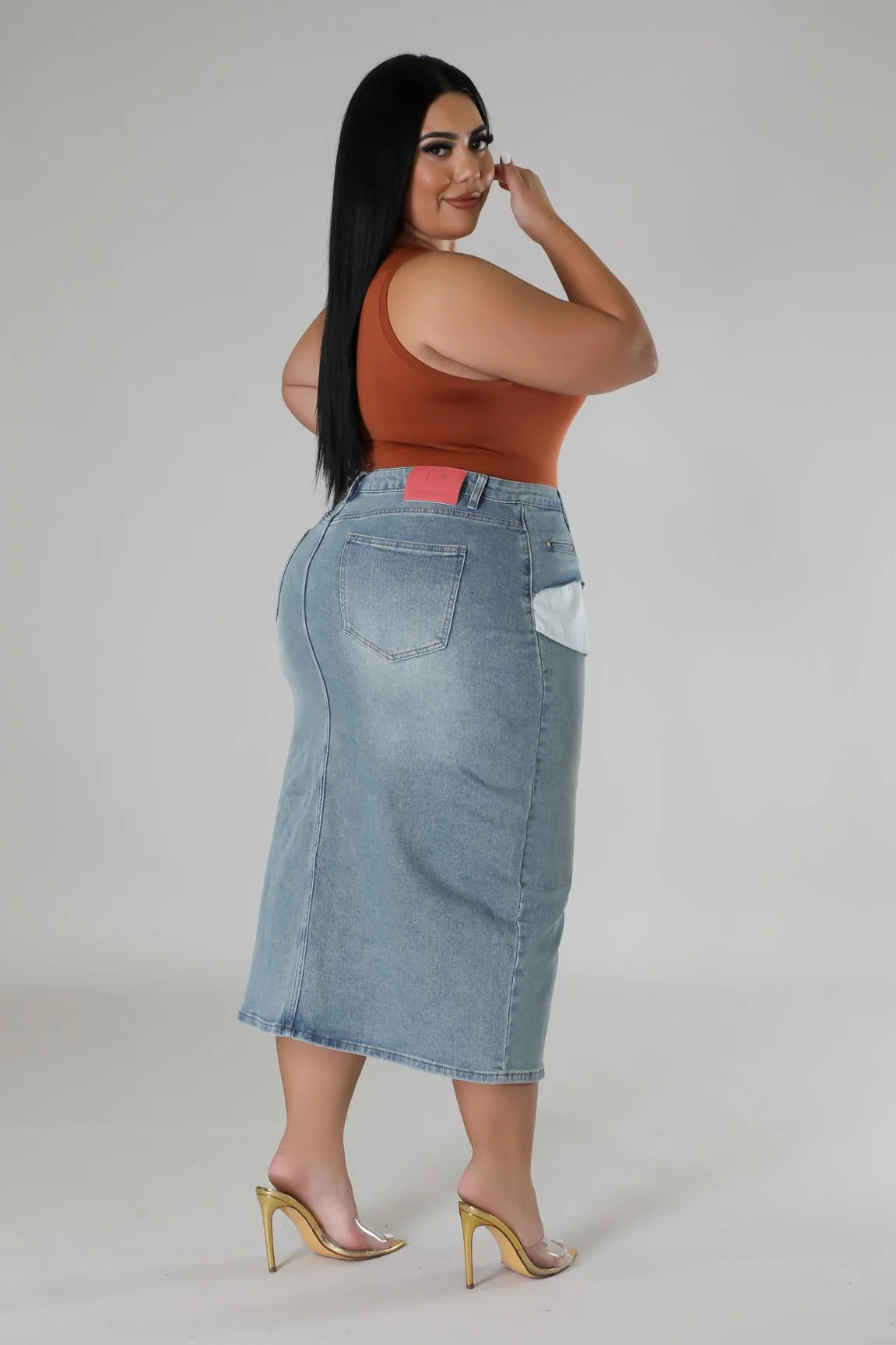 Denim Remix Skirt