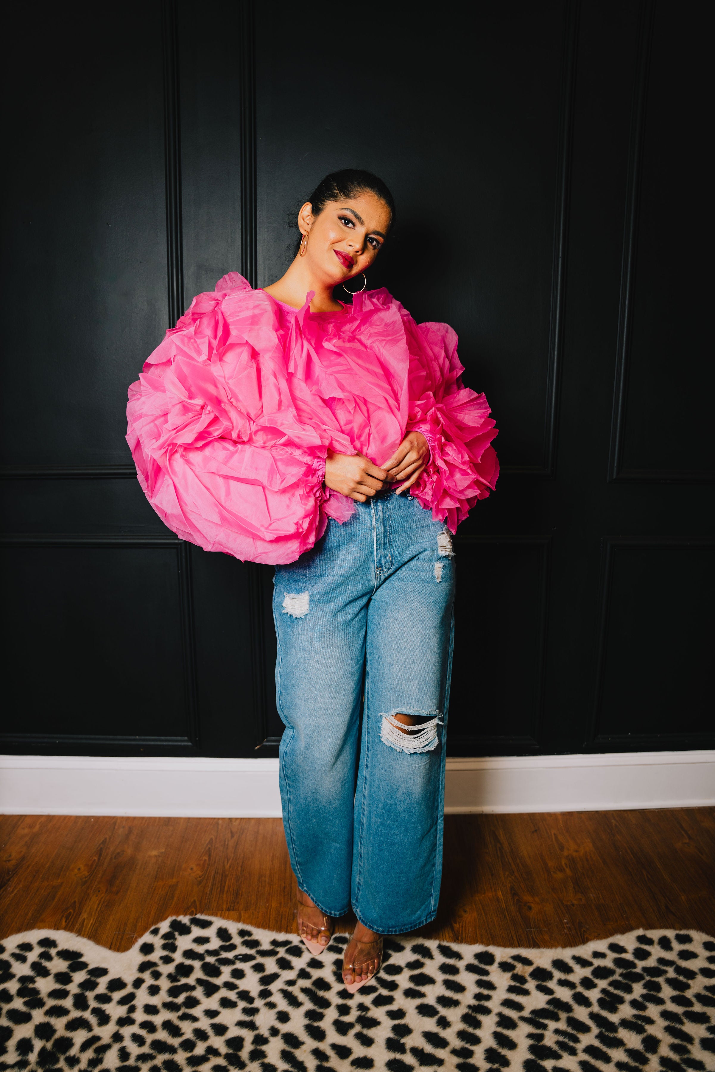 Fuchsia Kimber Blouse | Small - 3X