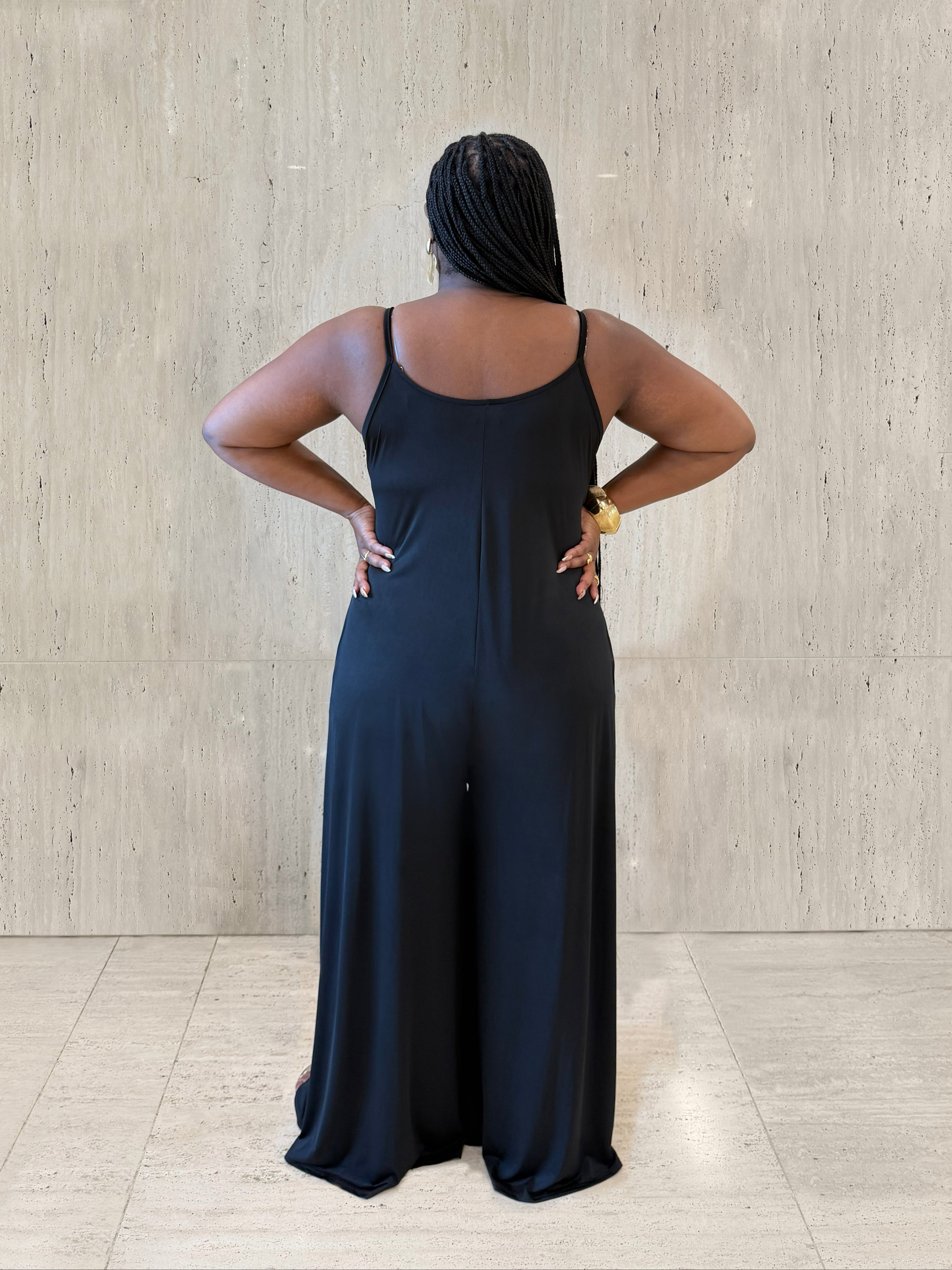 Black Wide Leg Jumpsuit
