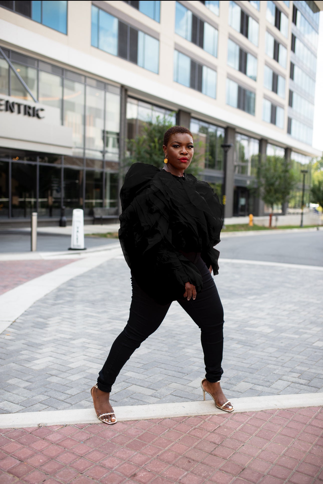 Black Kimber Blouse | 1X - 3X