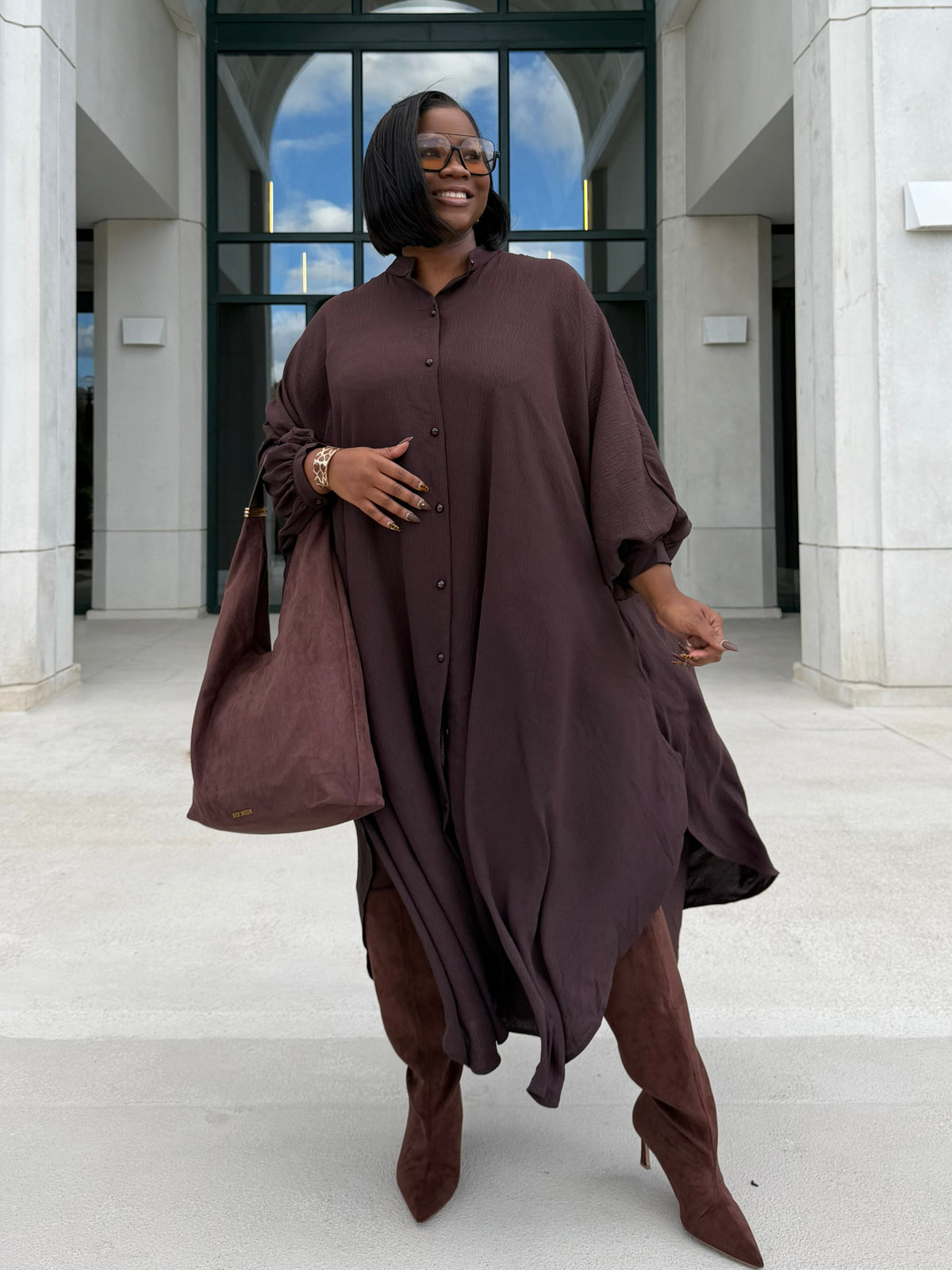Brown Maxi Dress