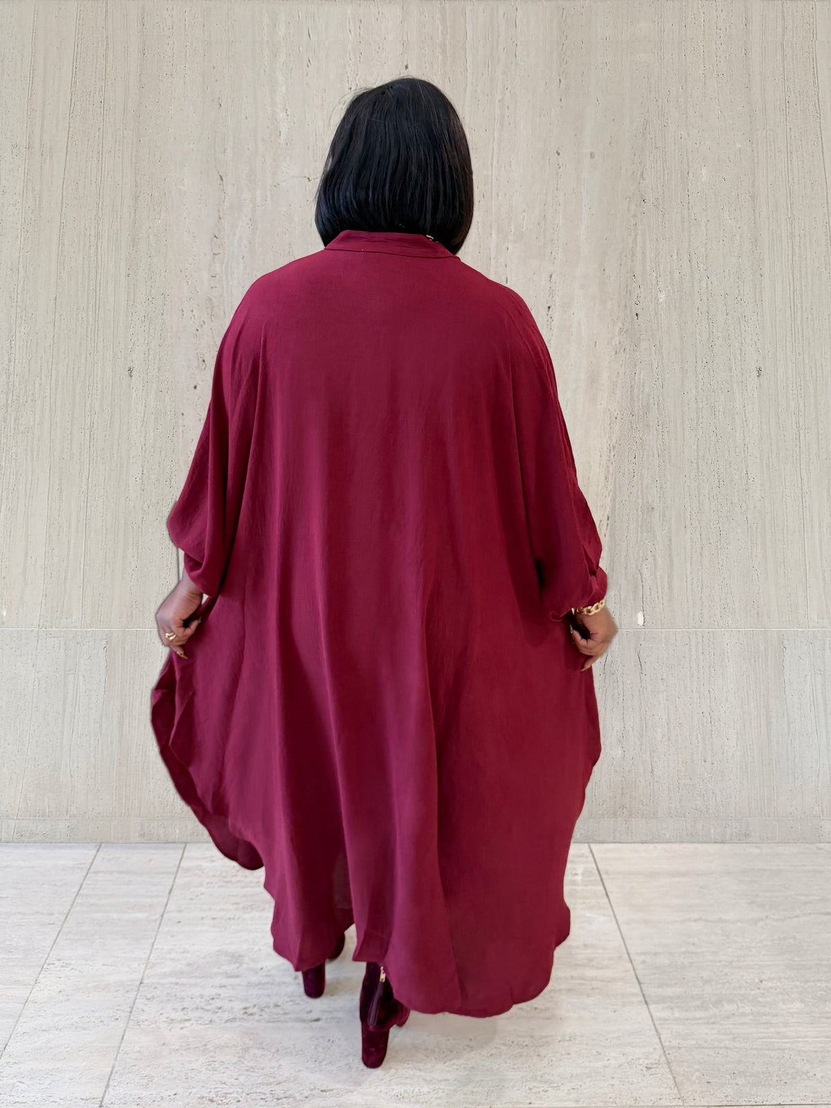 Burgundy Maxi Dress