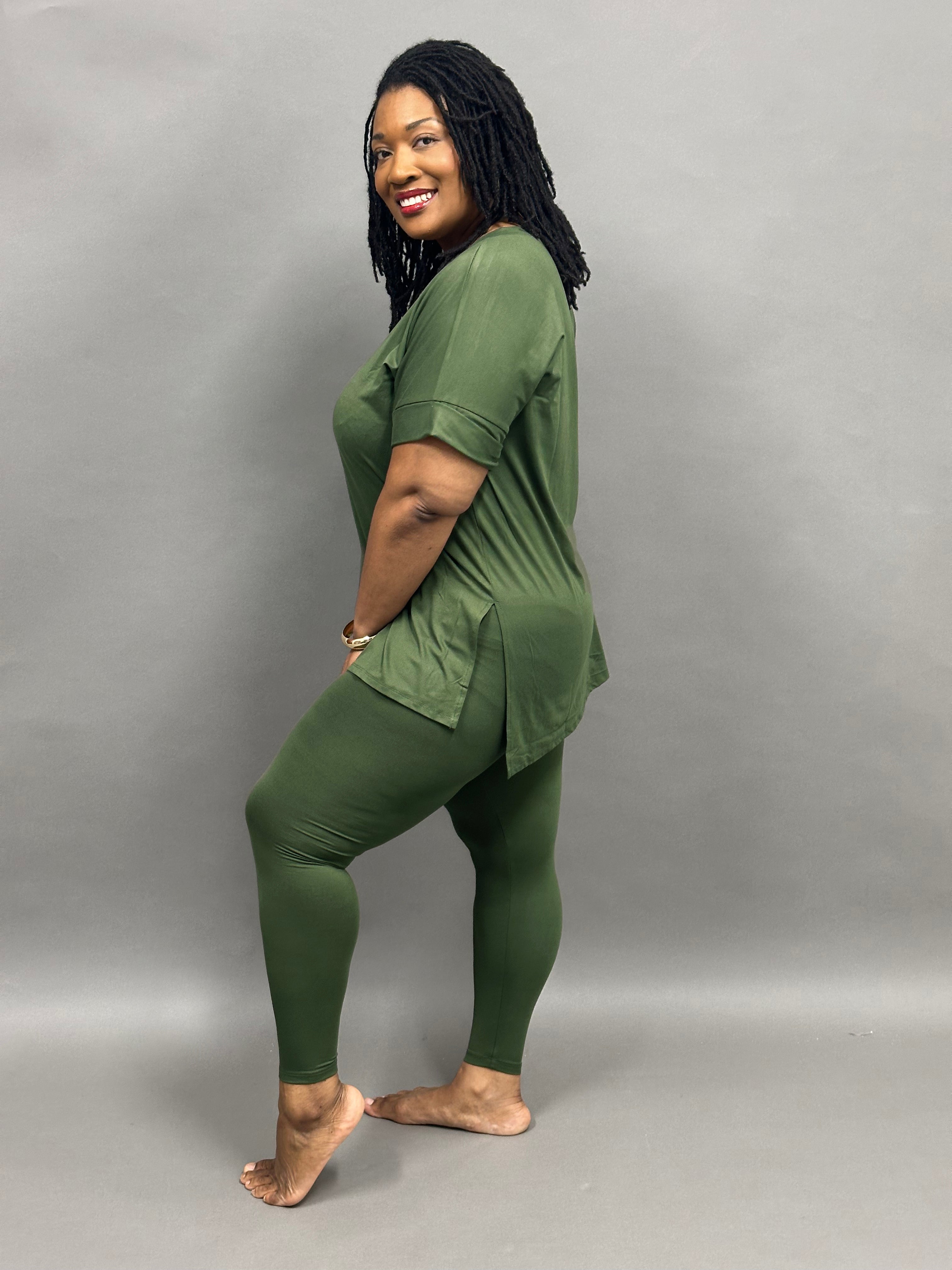 Olive Matching Set | Small - 3X
