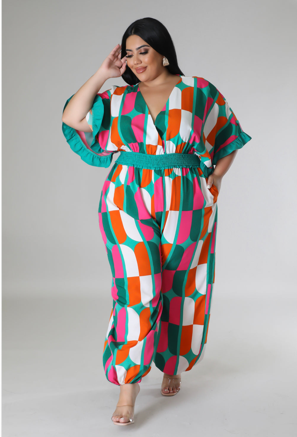 Pink Mahi Jumpsuit | Small - 3X