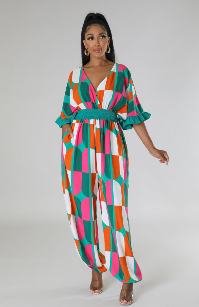 Pink Mahi Jumpsuit | Small - 3X