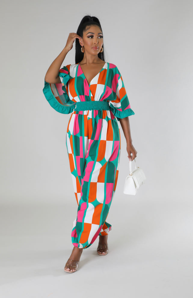 Pink Mahi Jumpsuit | Small - 3X