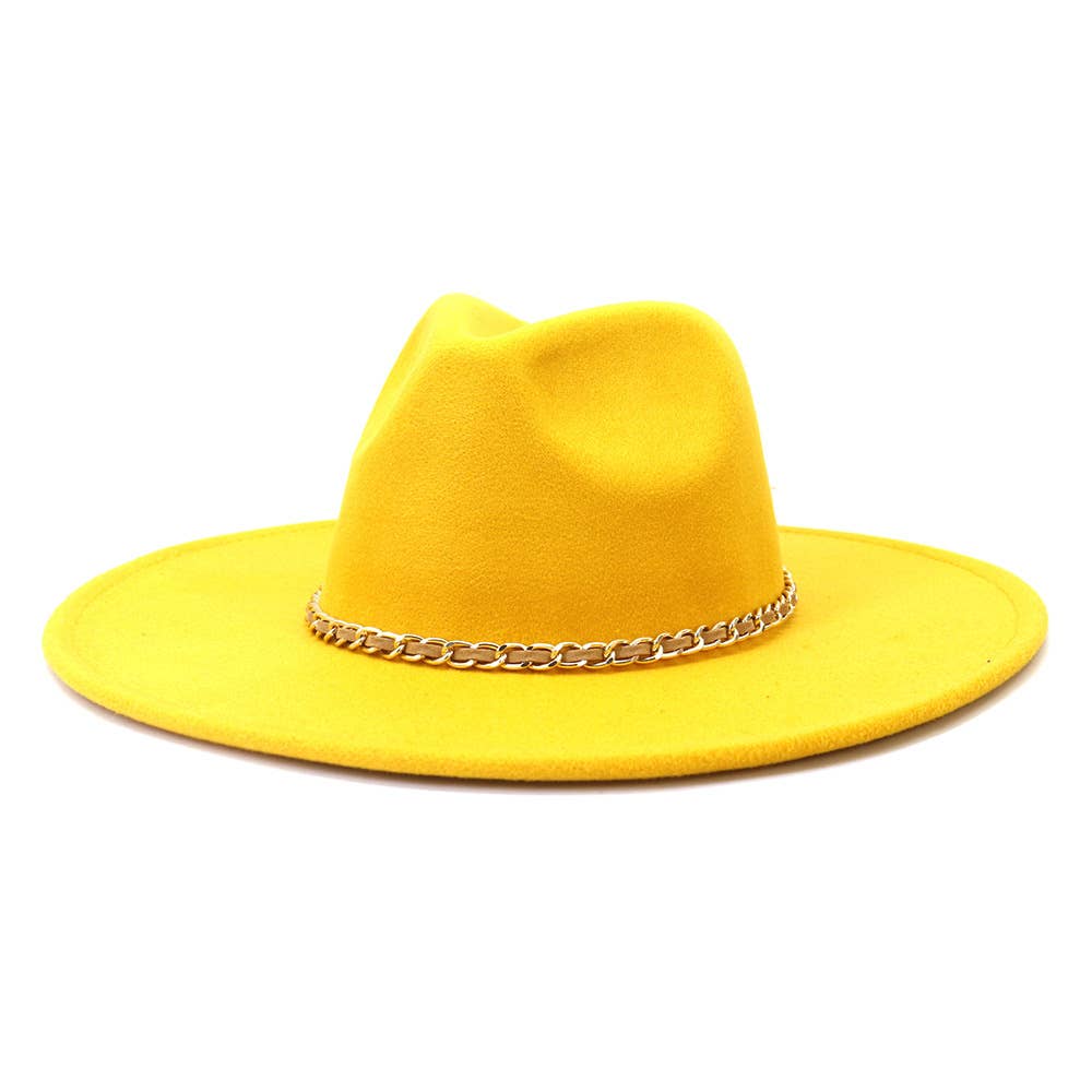 Yellow Chain Fedora