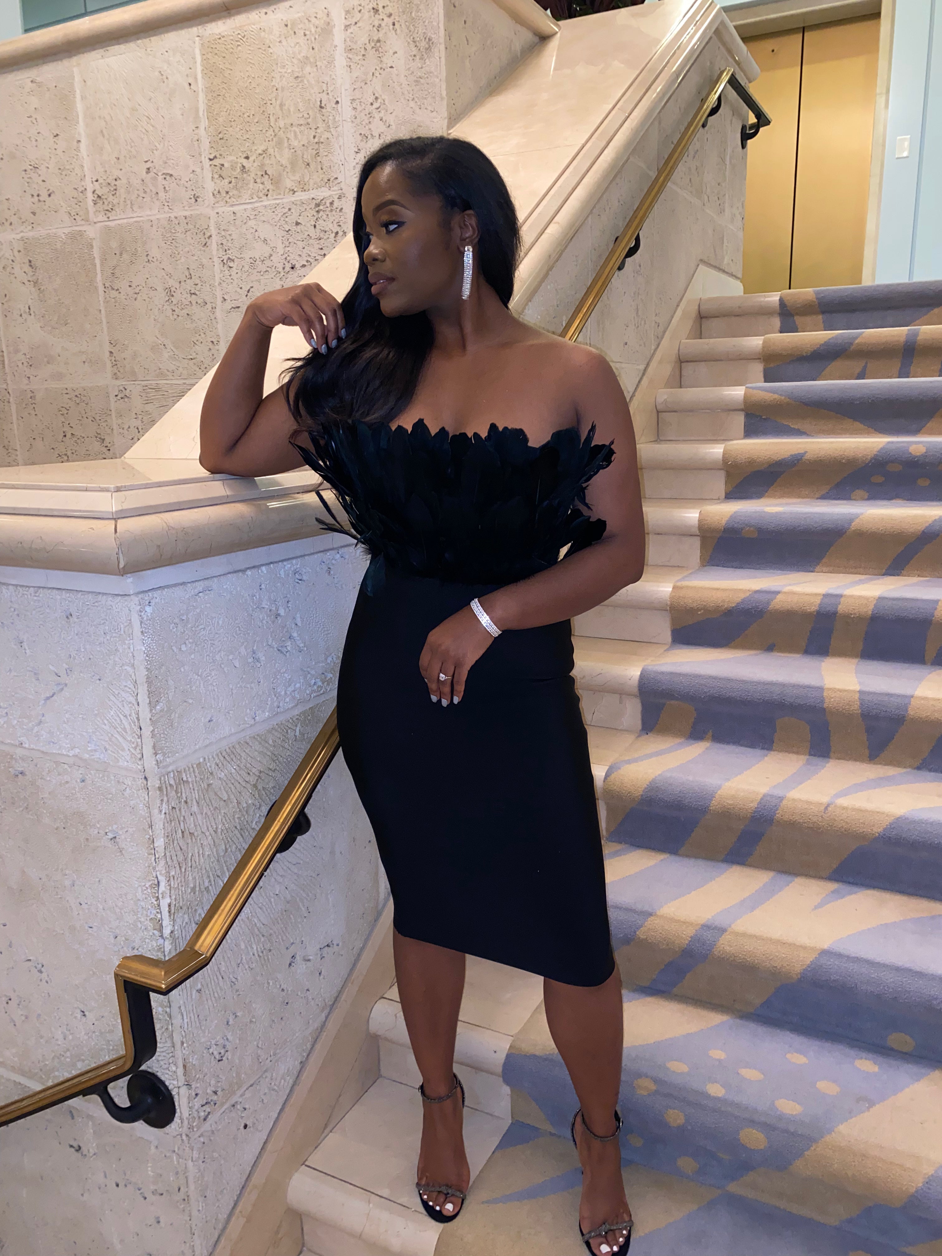 Black Jasmine Dress | Small - Large