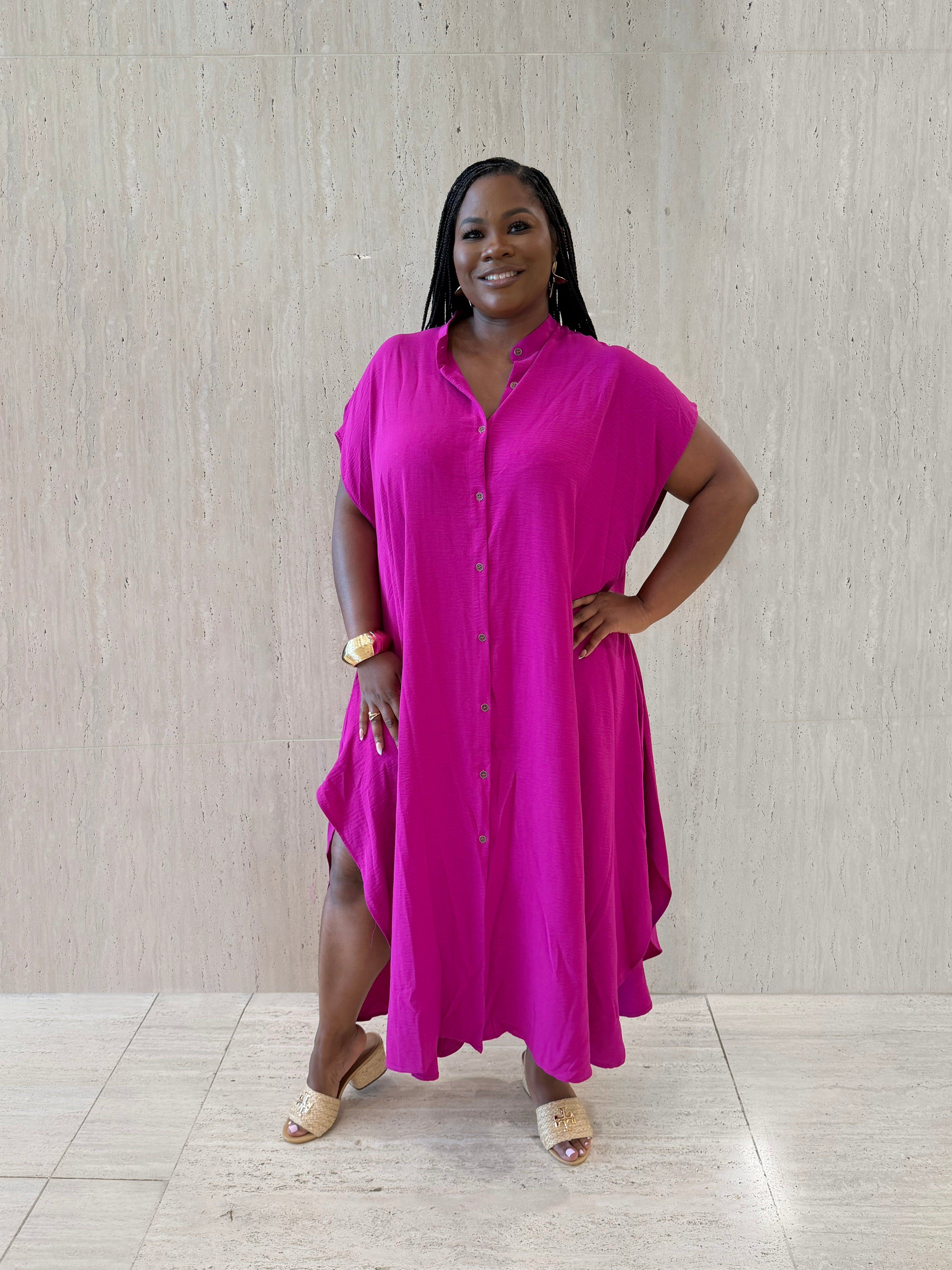 Fucshia Maxi Dress