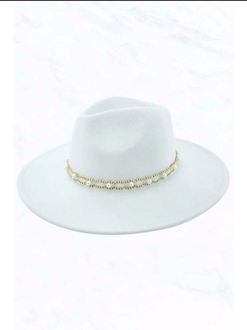 Pearl Belt Hat Accessory