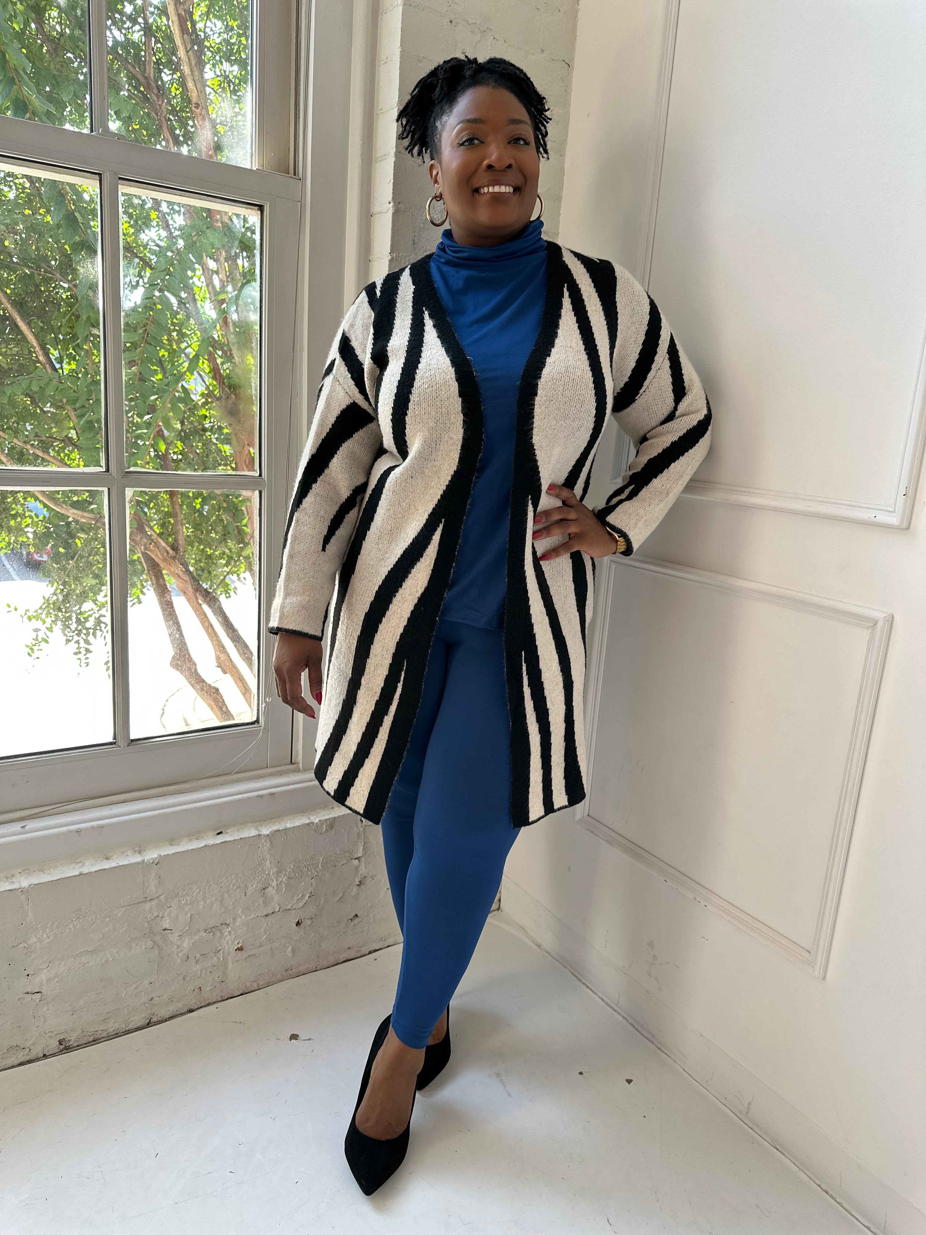 LIGHT NAVY Long Sleeve Matching Set | Small-3X