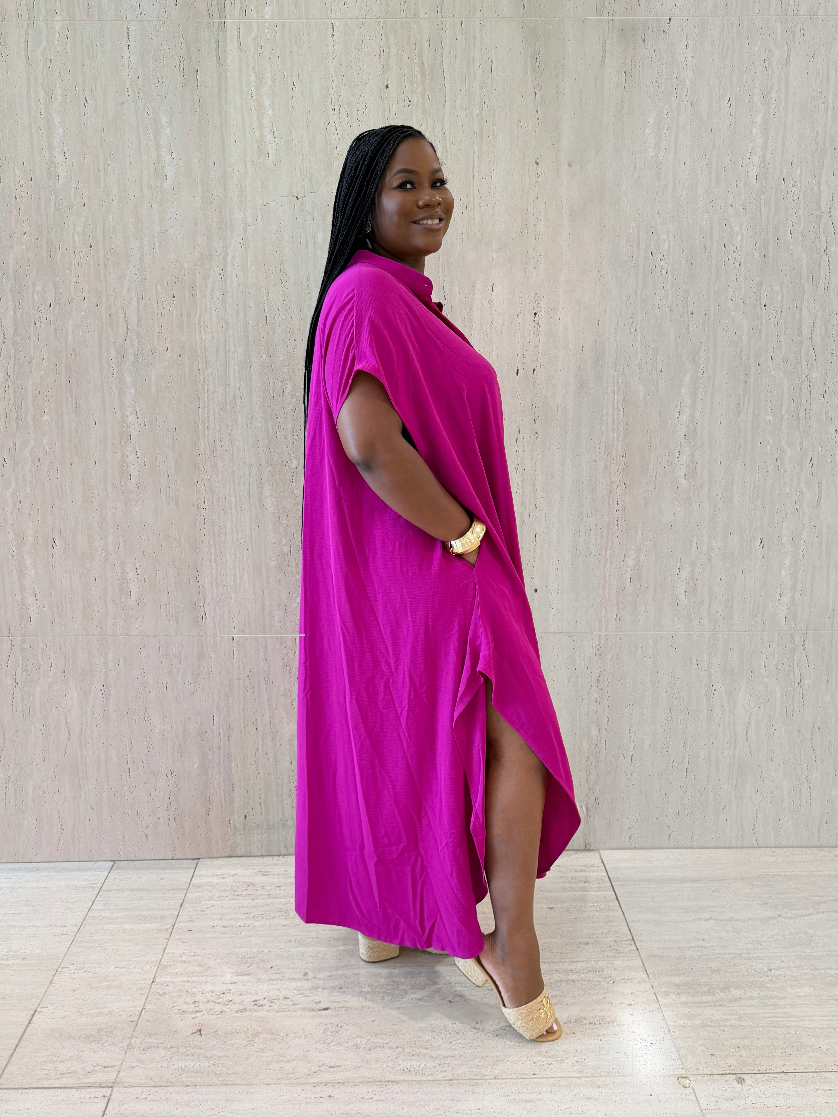 Fucshia Maxi Dress