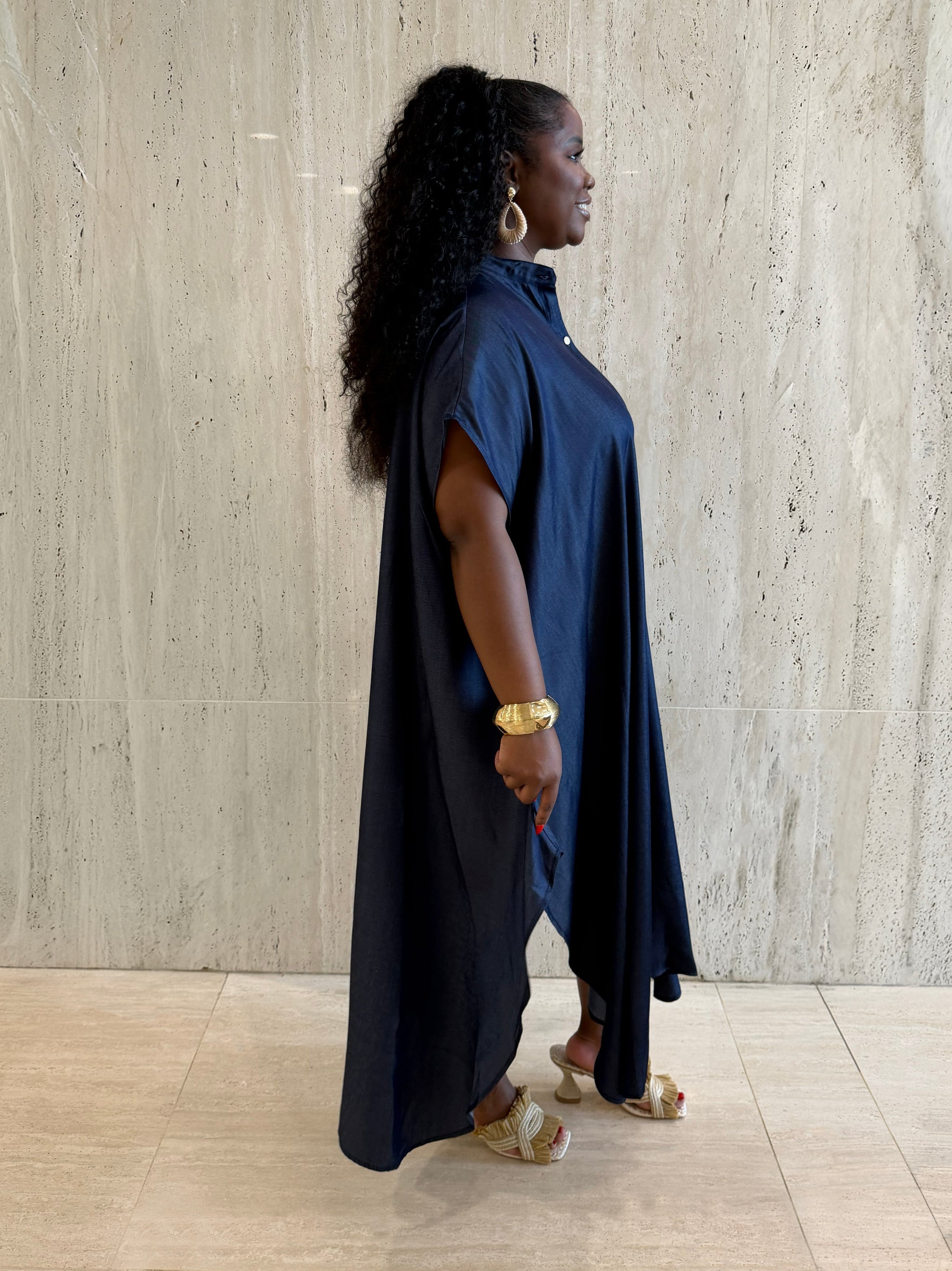 Dark Denim Maxi Dress