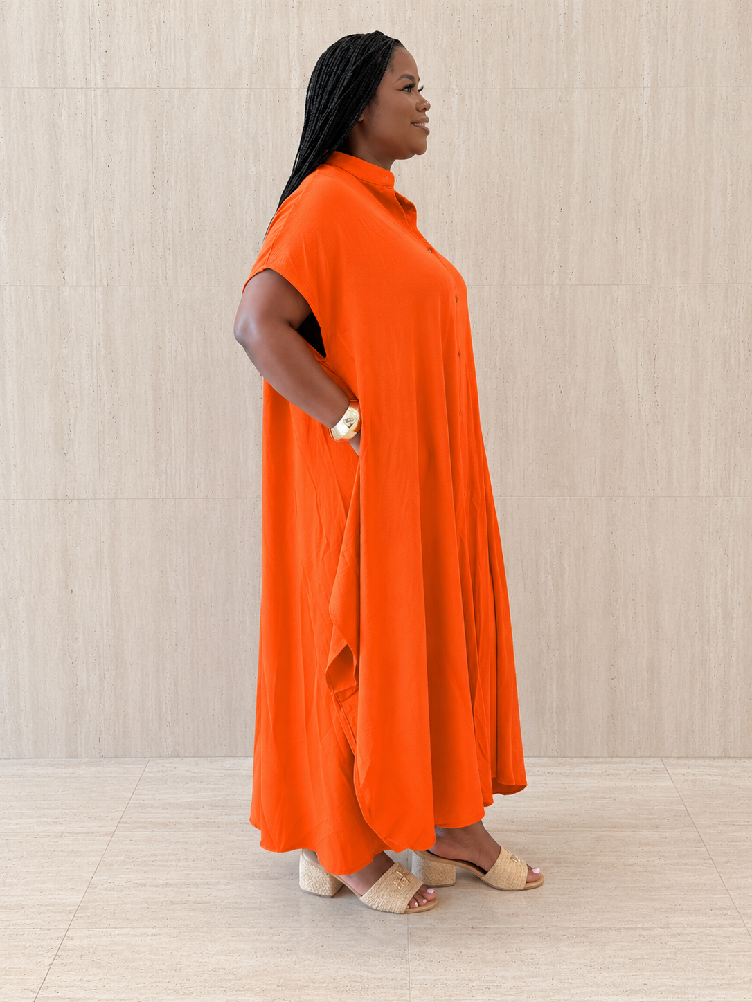Orange Maxi Dress