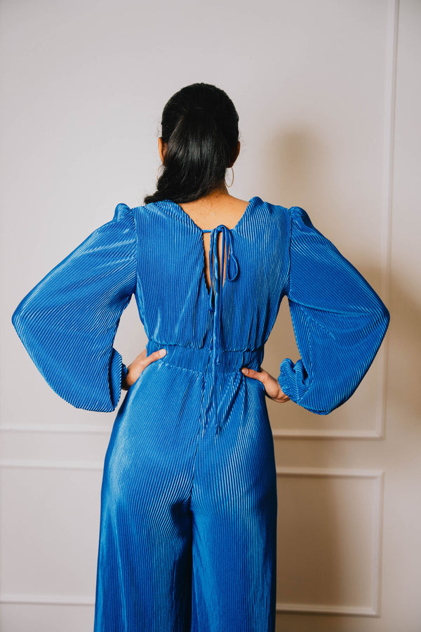 Blue Kelsey Jumpsuit | Small - XL