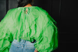 Green Kimber Blouse | Small - Large