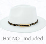 Leopard Belt Hat Accessory