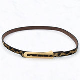 Leopard Belt Hat Accessory