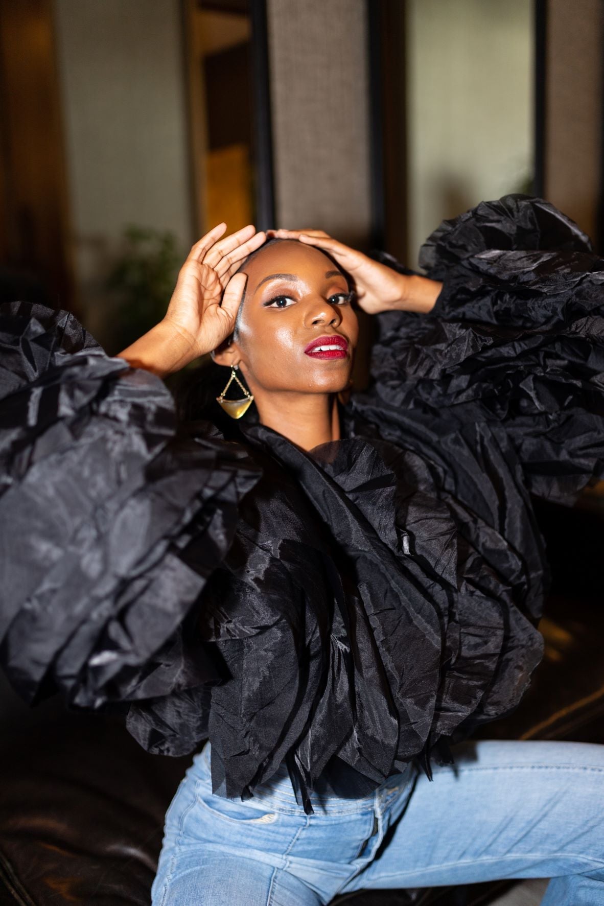 Black Kimber Blouse | 1X - 3X