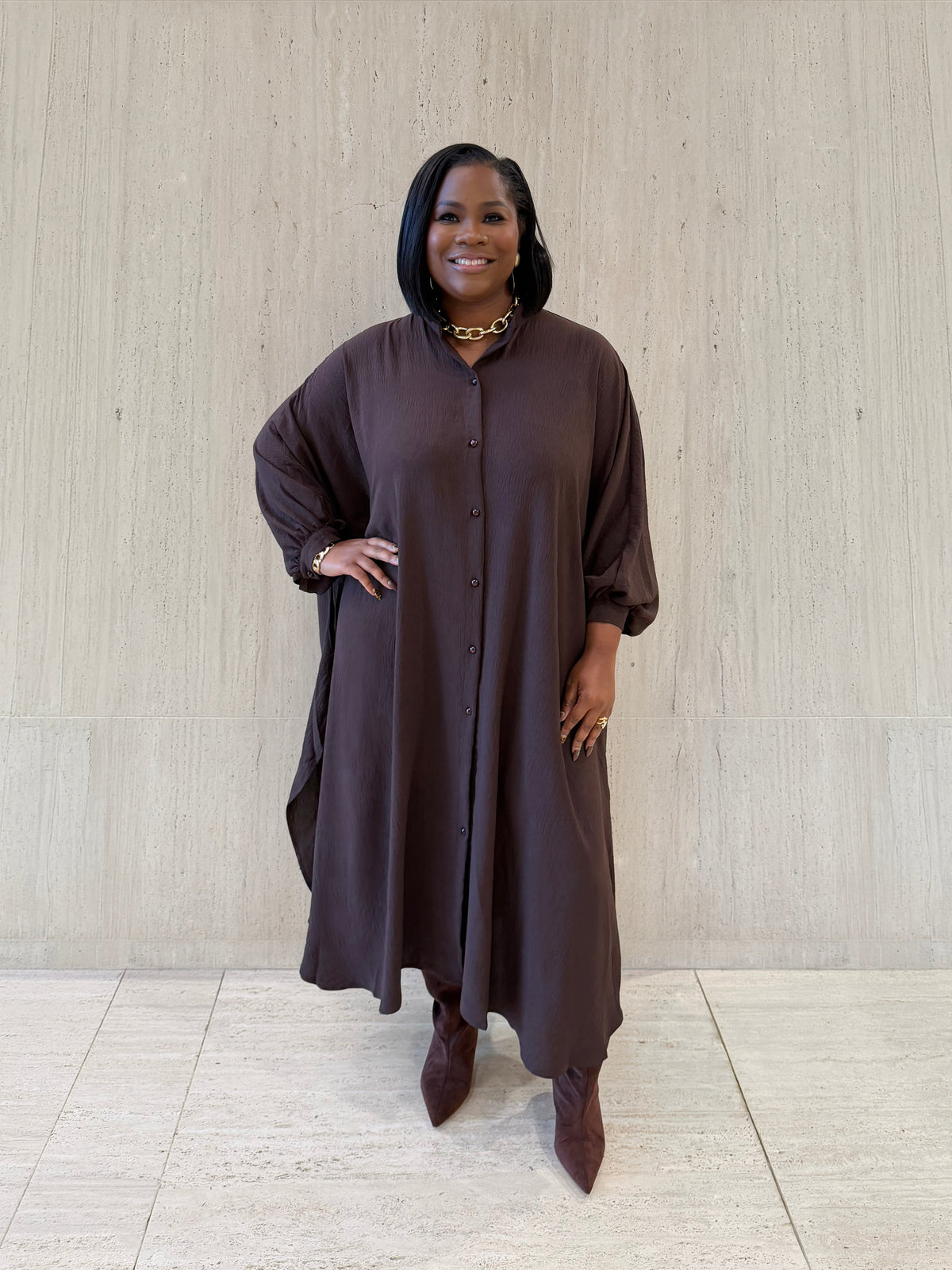 Brown Maxi Dress