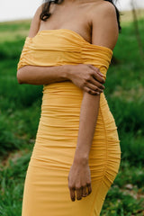 Essence Dress (Mustard)