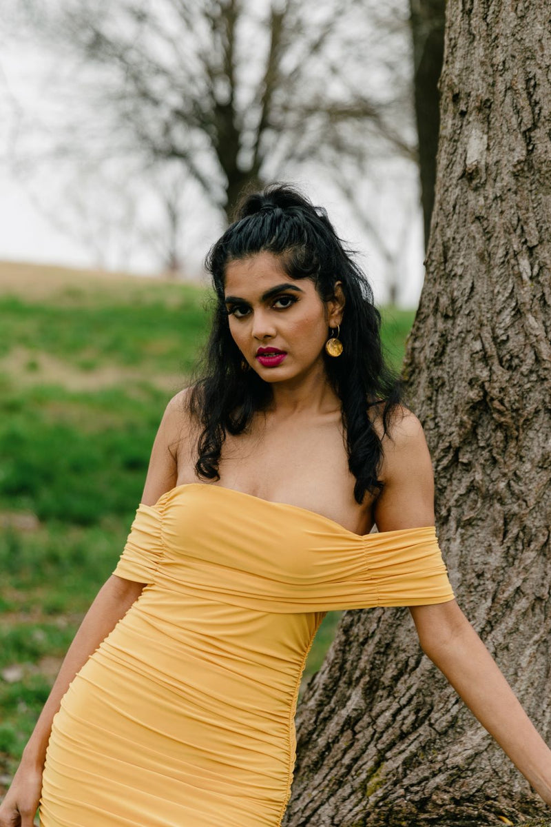 Essence Dress (Mustard)